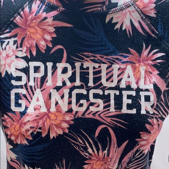 Spiritual Gangster Floral long sleeve Sweat Shirt size 14 - Picture 3 of 7